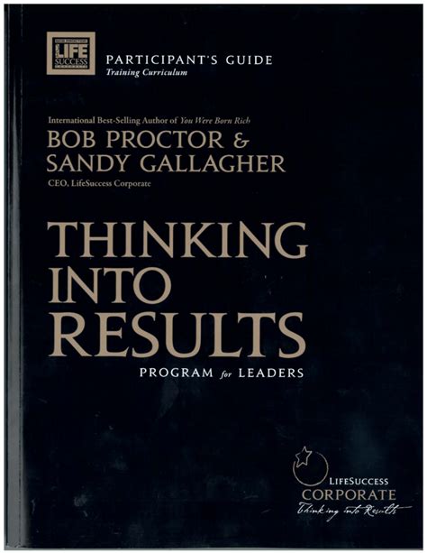 thinking into results pdf.